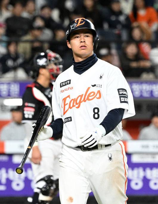 '초대형 계약' 노시환, 2군에서도 삼진-삼진-삼진, 1타점 적시타 있긴 한데…아직은 타격감 조율 중 [오!쎈 퓨처스]