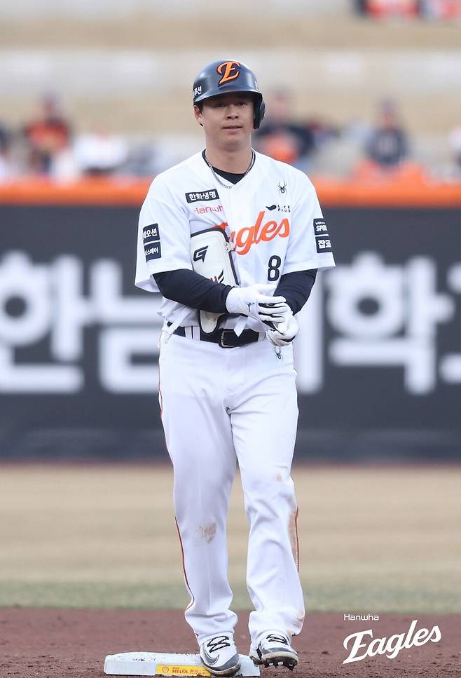 '2군행' 노시환 첫 장타 터졌다! 하지만 KKK 옥에 티…