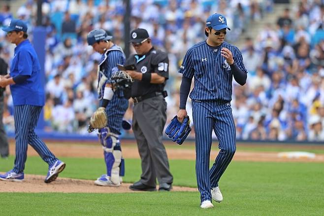 12년 만 삼성 8연승 막았다! 톨허스트 3G 연속 QS…LG, 원태인 꺾고 5-0 완승 [대구 게임노트]