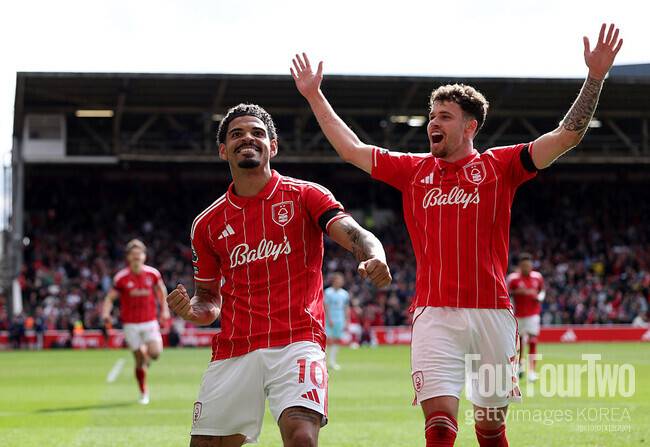 [pl.review] ‘토트넘 잔류 희망 짓밟았다’ 노팅엄, 번리에 4-1 대역전승…토트넘과 ‘승점 5점 차’