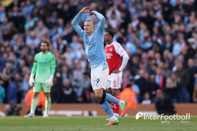 [PL REVIEW] '큰일 났다' 아스널 PL 제패 빨간불...맨시티에 1-2 패배, 우승 레이스 대혼전