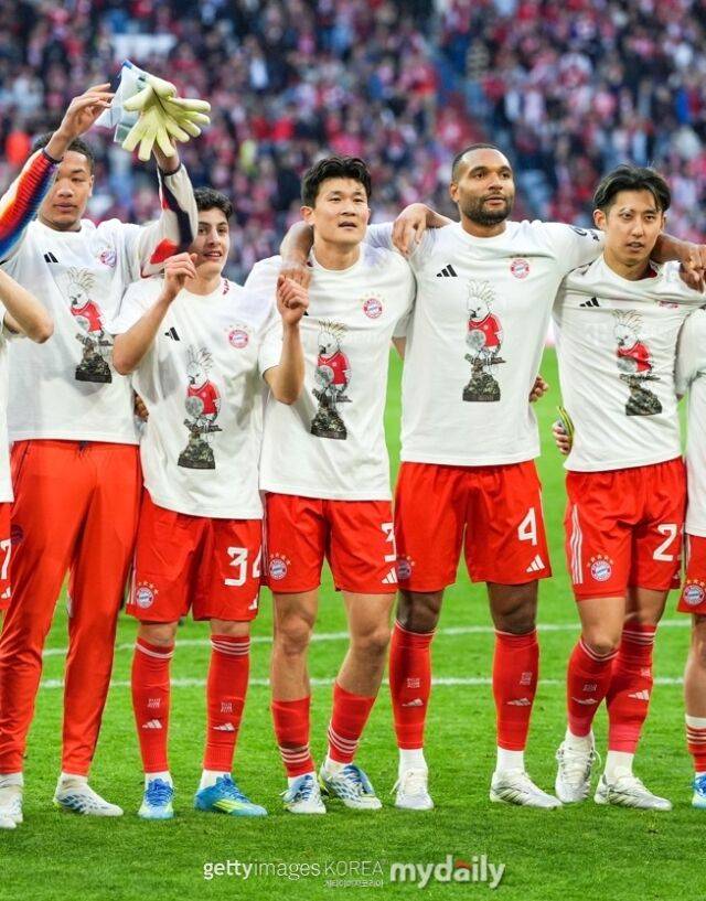 김민재 또 우승했다, 유럽 5대리그 세 번째 우승…'김민재 풀타임' 바이에른 뮌헨, 슈투트가르트 완파하고 분데스리가 조기 우승