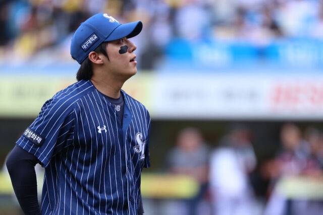 원태인이 화를 냈다? 강민호