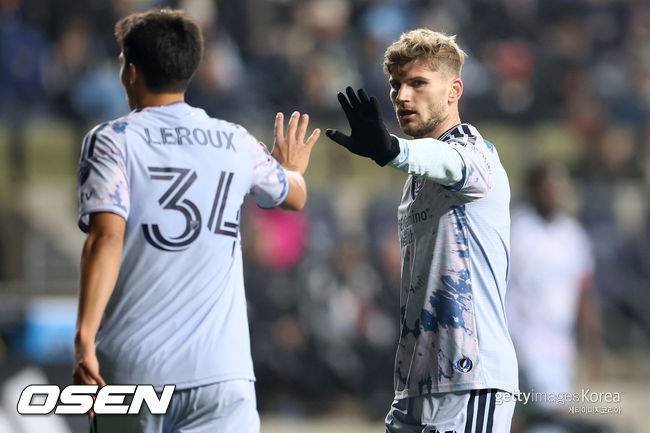 '또 무득점' 손흥민, '1골 1도움 맹활약' 베르너와 맞대결 '완패'...LAFC, 산 호세에 1-4 대패