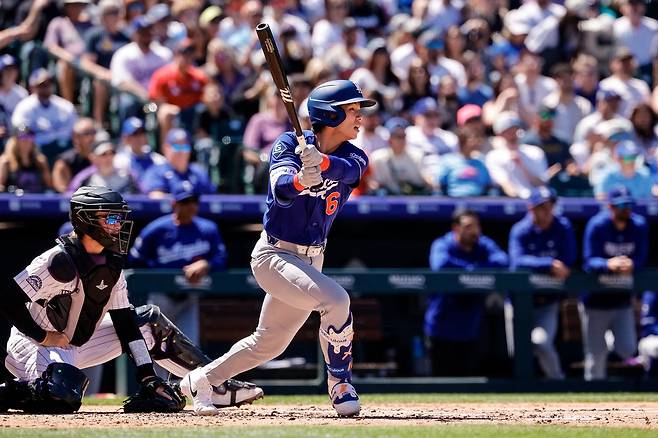 김혜성 잡아보려 2구 연속 ABS 챌린지→다음 공에 바로 2루타…견제 뚫고 멀티히트 맹타, 이대로면 ML 남을 수밖에