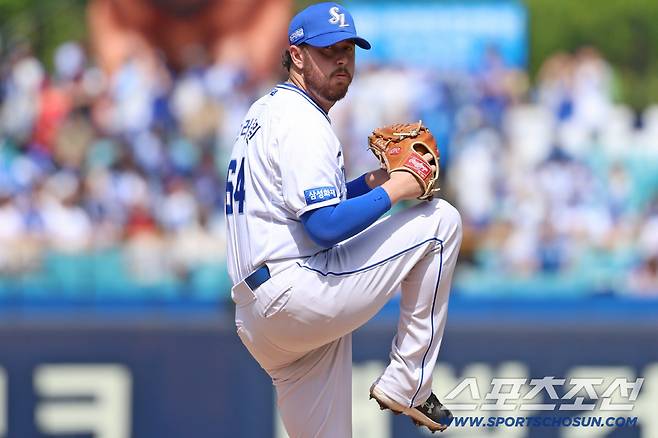 “이렇게만 던지면 계속…” 박진만 인정, 153km 6주 외인 ‘그 이상’ 의 대박 조짐[대구 코멘트]