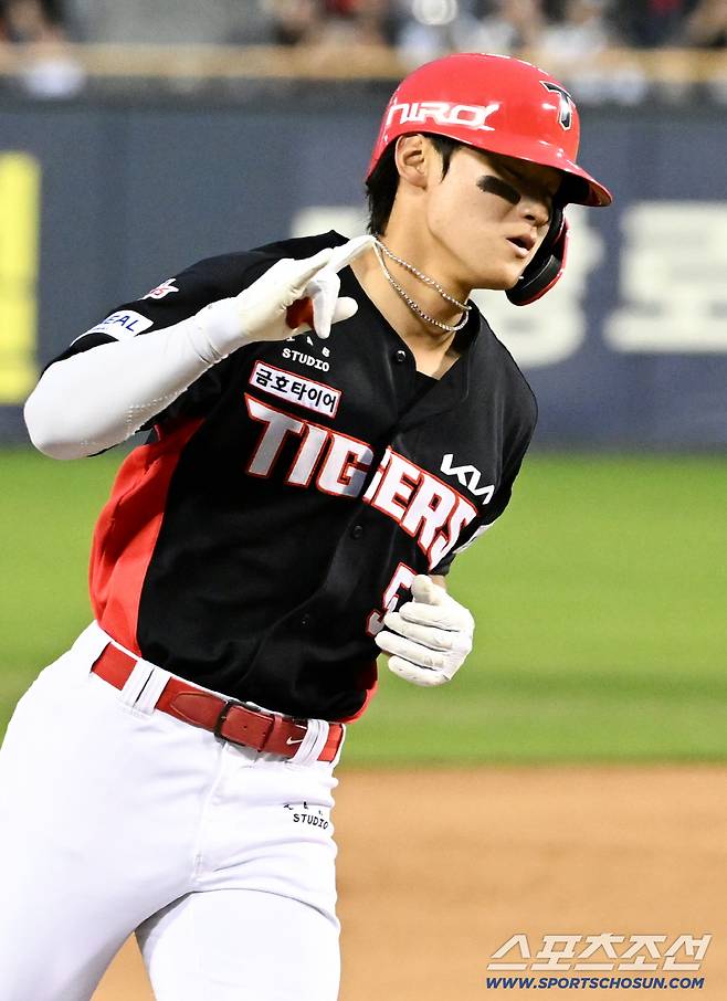 김도영 앞에서 '제2의 김도영' 탄생을 예고한 것인가