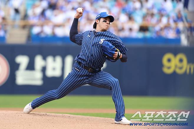 '중계에 잡힌 분노, 하루 만에 결말' 원태인 태도 논란→정수성 코치에 직접 사과 전화. 쿨한 LG