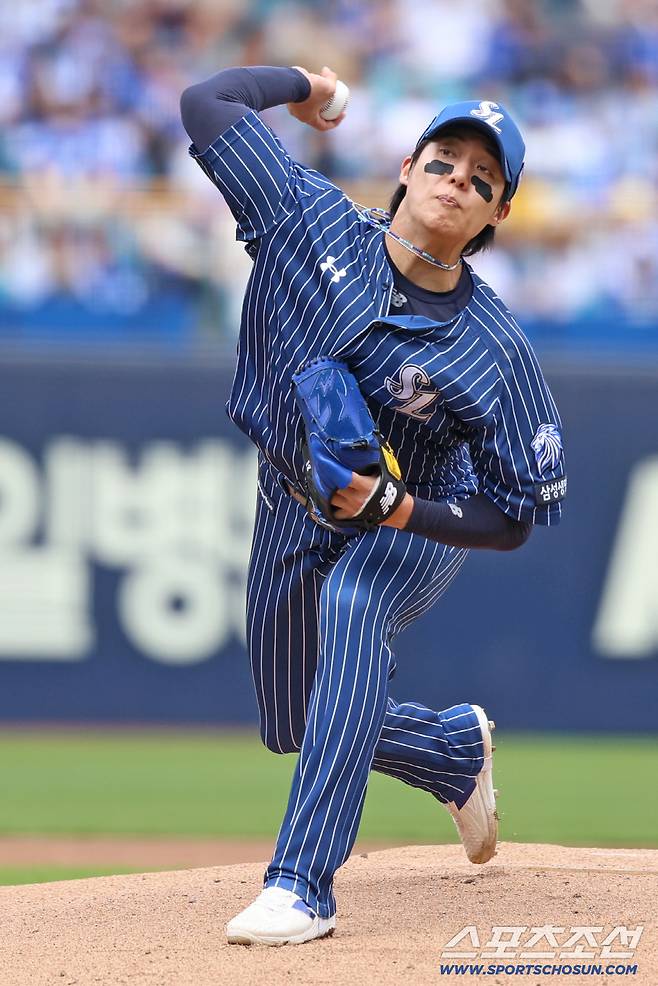 '중계에 잡힌 분노, 하루 만에 결말' 원태인 태도 논란→정수성 코치에 직접 사과 전화. 쿨한 LG
