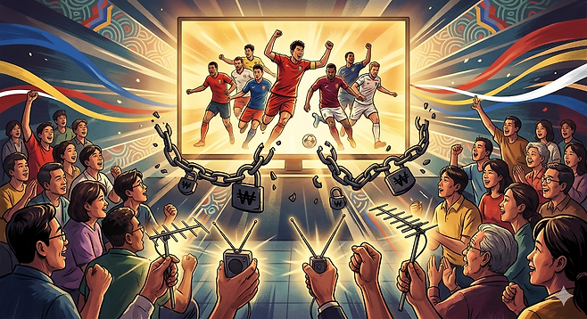 “돈 내고 월드컵 보라고?” 시청자 ‘발작 버튼’ 해제…이재명 대통령 ‘질타’ 통했나