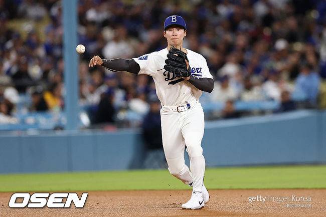 멀티히트 활약 '3할 타자' 김혜성, 선빌 제외…좌완 상대 '하루 휴식', 다저스 라인업 변화