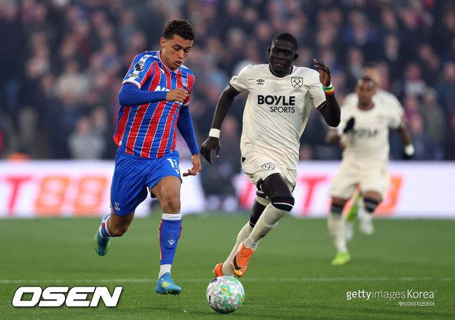 '토트넘 큰일났다' 웨스트햄, C.팰리스 원정서 0-0 무승부...승점 1점 추가하며 토트넘과 2점 차 유지