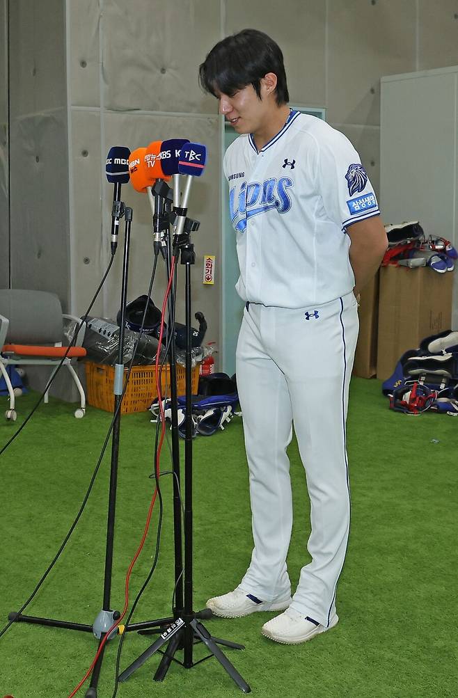 원태인 마침내 입 열었다