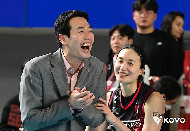 은퇴했던 표승주 ‘깜짝’ 복귀 흥국생명행, 뒤에는 스승 고희진 감독의 ‘선제안’ 있었다[SS비하인드]