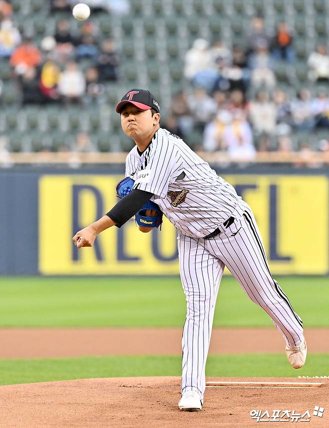 한화 이걸 놓치네, LG 원정 1:5→5:5→5:6…'심우준 치명적 실책→문동주 5실점 강판' 한화 총력전 빛 바랬다 [잠실:스코어]