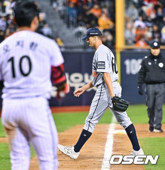 2사 2스트라이크에 굳이 투수교체, 왜? 김종수가 차리고 쿠싱이 끝낸 '기묘한 3구삼진' [오!쎈 잠실]