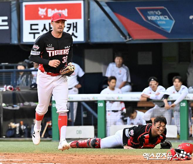 '최다실책 1위' 불명예라니…KIA '亞 쿼터 야수', 흔들리고 있다 [수원 현장]