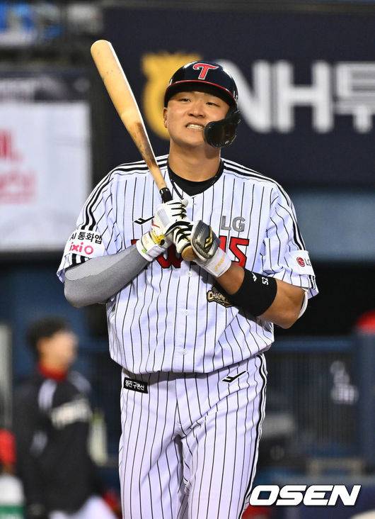 '타율 0.063' 결국 짐 쌌다…잠실 빅보이 2군행, 염경엽 감독이 밝힌 '진짜 이유'