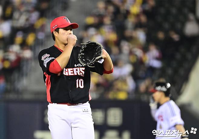 KIA 우완 영건 어쩌나→득점 지원 1위인데 ERA 7.98이라니…5선발 이대로 괜찮을까 [수원 현장]