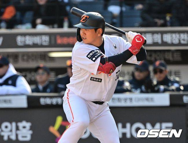 ‘시범경기 4할 맹타→시즌 1타수 1안타→2군행’ 퓨처스 타격왕 한화 포수, 2안타 3타점 그러나 3연패...‘잠실 빅보이’ 4타수 2안타