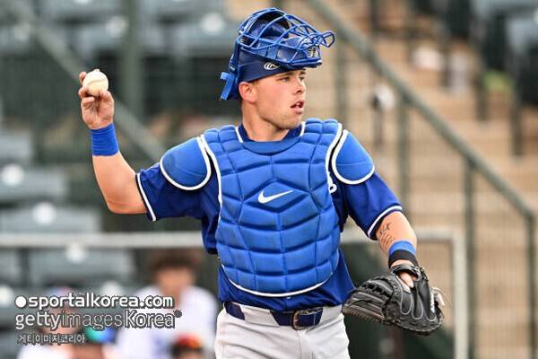 이정후와 충돌→'버럭+욕설' 다저스 포수,