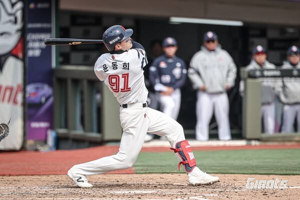 '2루타-적시타-투런 홈런' 롯데에 희망 안기나? '부진 끝 2군행' 윤동희, 2경기 연속으로 대포 가동