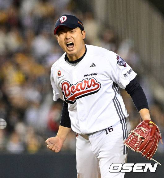 마무리 유영찬 팔꿈치 통증 어쩌나, ‘4전5기’ 임찬규 1실점 첫 승+문보경 3타점, LG 잠실 라이벌전 이겼다 [잠실 리뷰]