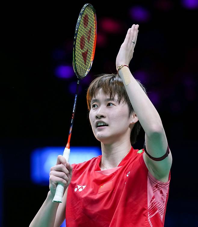 '2단식 강등' 천위페이, 왕즈위 때문에 불쾌?…中 배드민턴 '묘한 균열' 생기나→