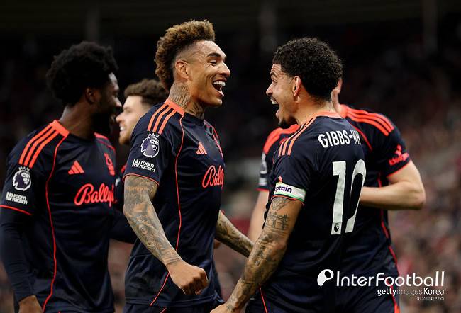 [PL REVIEW] '토트넘 강등 그림자 짙어진다'…'깁스-화이트 1골 1도움' 노팅엄, 선덜랜드 5-0 완파→승점 8점차