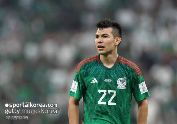 초유의 상황 '홍명보호 초대형 호재!' 월드컵서 韓 울렸던 멕시코 에이스…사실상 '출전 불가' 판정 '6개월째 실전 無' 소속팀→