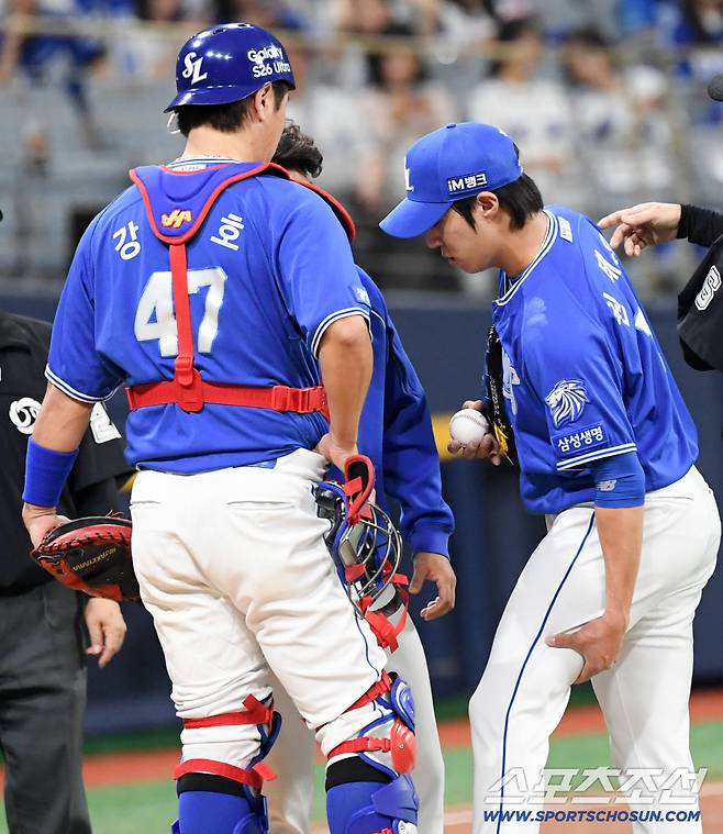 '와 깜짝이야' 에이스' 원태인, 고척서 햄스트링 통증 딛고 '역투'…