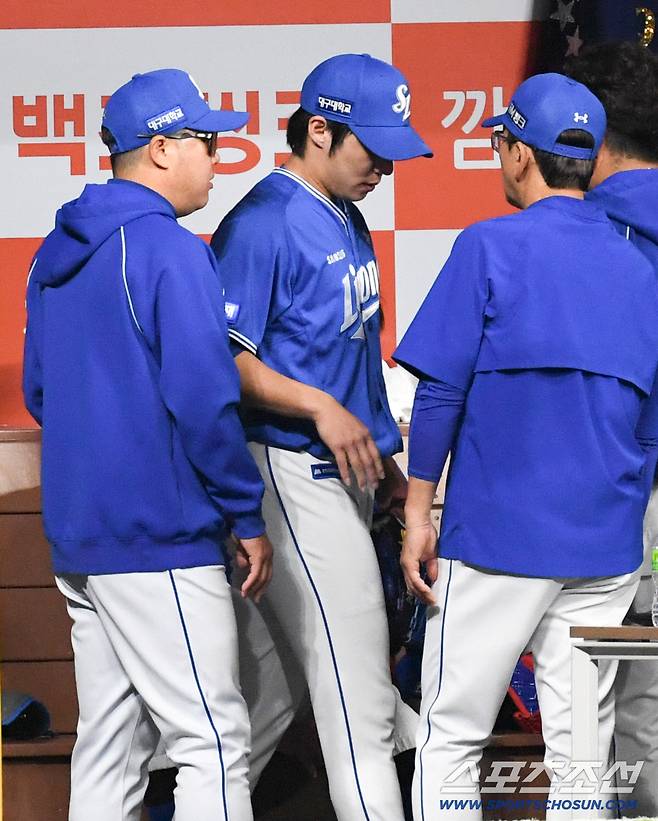 '와 깜짝이야' 에이스' 원태인, 고척서 햄스트링 통증 딛고 '역투'…