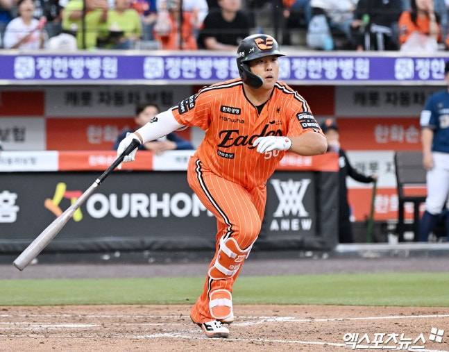 한화 야구가 2시간26분 만에 끝났어? 에르난데스 7이닝 대호투+강백호 5타점 폭발→투타 완벽 밸런스 속 8-1 승리 [대전:스코어]