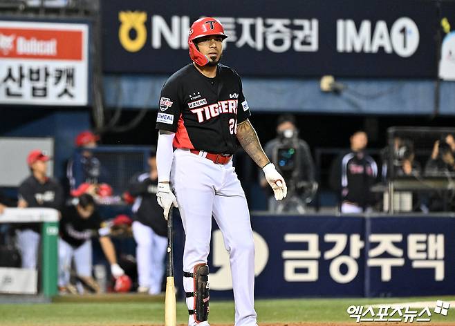 KIA 부상자 발생이라니…'팀 내 타점 2위' 카스트로, 1군 엔트리 말소