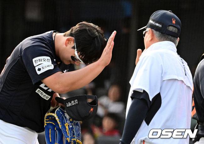 7점 차 봉인→동점 투입→투런포 패전…왜 동점에서 하필 김서현이었을까, 영건은 더 깊은 수렁에 빠졌다 [오!쎈 대전]