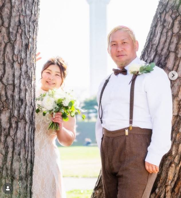 '156cm·100kg' 日 유명 女 레슬러 '깜짝 결혼'... '특대형 주먹밥' 먹어 치우는 퍼포먼스 못 보나