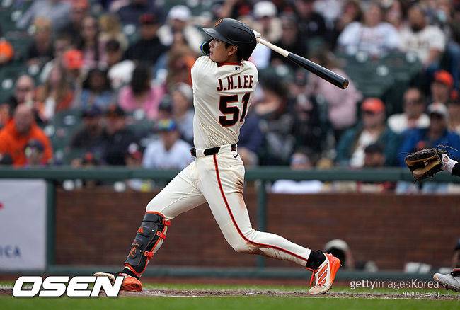 ‘게임도 이렇게 못 친다’ 1670억 이정후의 날, 3루타-안타-안타-안타→타율 0.313 폭발…SF 위닝시리즈 이끌다(종합) [SF 리뷰]