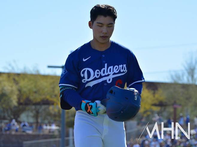 김혜성, '전날 잘했어야지'…마이애미전 무안타 뒤 좌투수 상대로 '교체' 수모