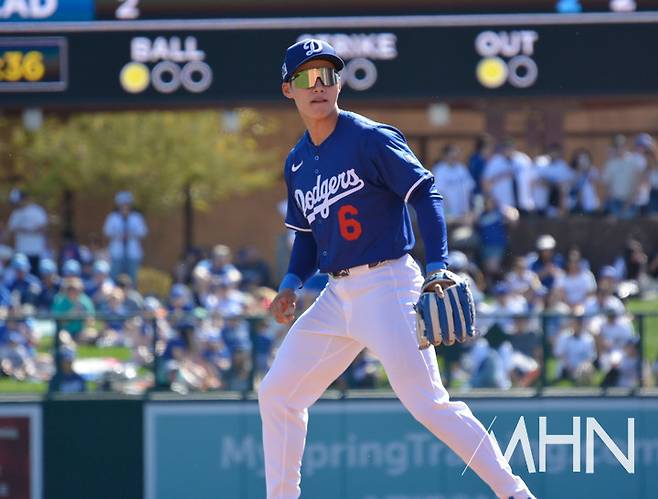 김혜성, '전날 잘했어야지'…마이애미전 무안타 뒤 좌투수 상대로 '교체' 수모