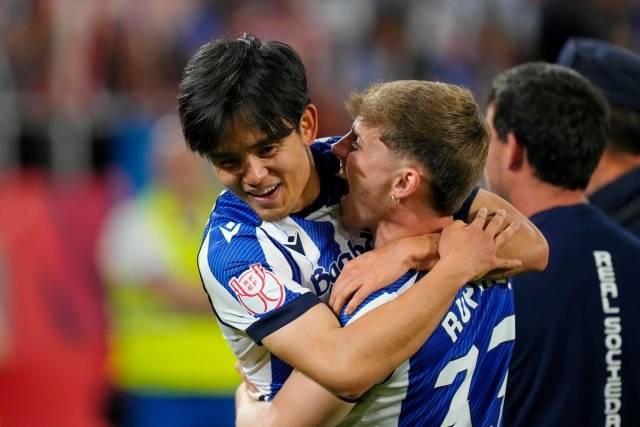 스페인 정상 선 ‘이강인 절친’ 쿠보, ‘862억’ 토트넘 러브콜에 PL行?…“데 제르비 공격진에 깊이 더할 것”