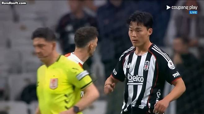 '어딜 만져' 오현규, 짜증 폭발…OH 리그 2경기 연속 침묵→베식타시, 최하위 팀과 0-0 무승부