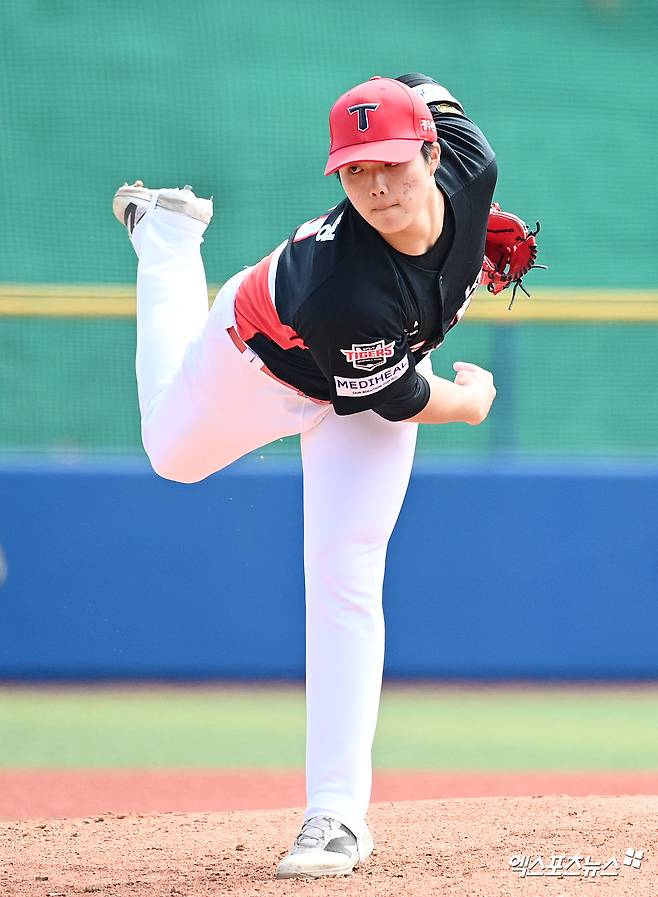 'ERA 7.98→2군행 통보' KIA 김태형, 퓨처스서 희망 확인했다…울산 상대 7⅓이닝 비자책 호투