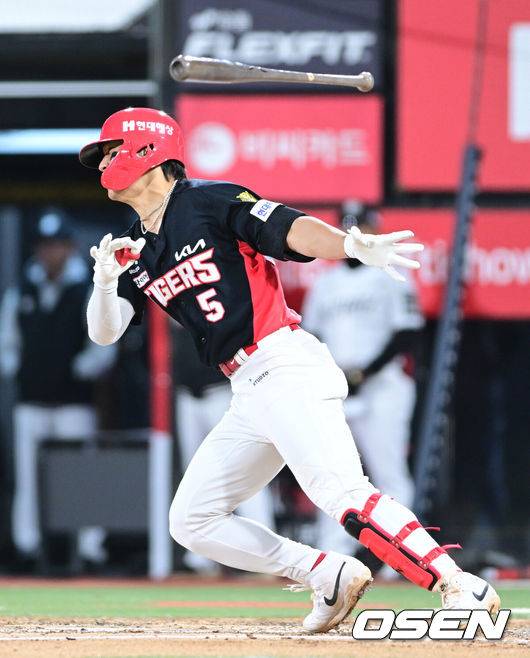 김도영 홈런 터졌지만 KIA 패배 못 막았다...NC, 안중열 결승타 힘입어 1점 차 승리 [창원 리뷰]