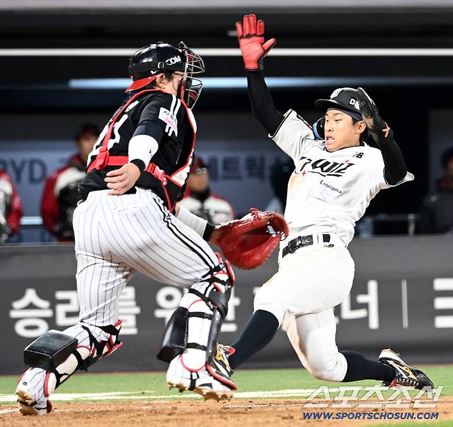 강민성 끝내기! 1루심 퇴근콜에 다잡은 승리 놓칠뻔…'야구는 9회말 2아웃부터' LG 잡고 KT가 웃었다 [수원리뷰]