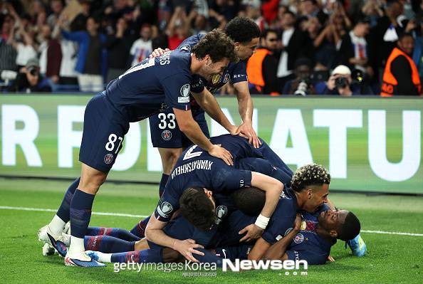 ‘이강인 김민재 결장’ 9골 터진 난타전, PSG 뮌헨에 5-4 승리