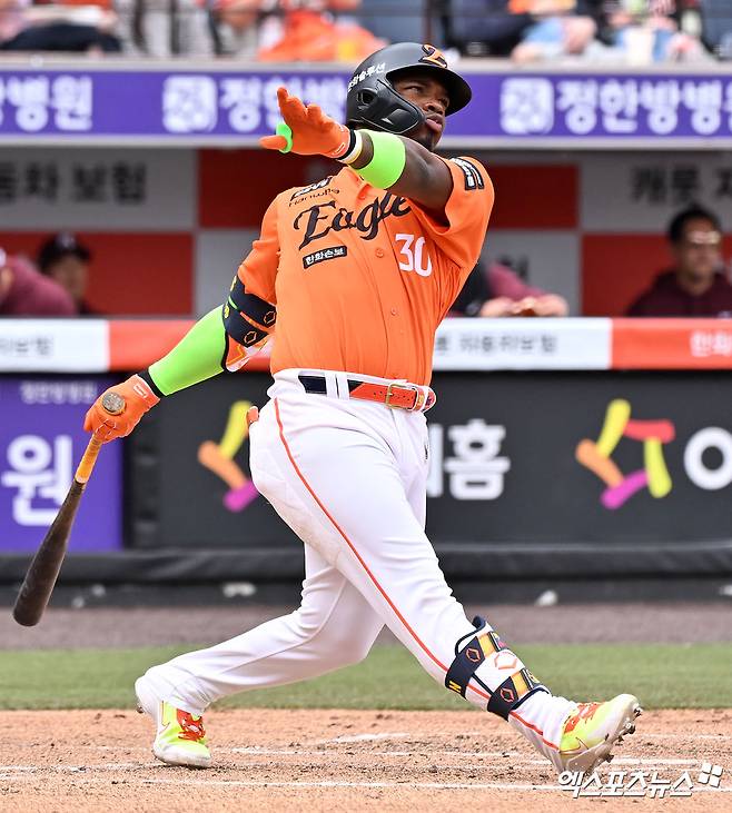 한화, '리그 3위' 외인 타자 있어 든든하겠네…