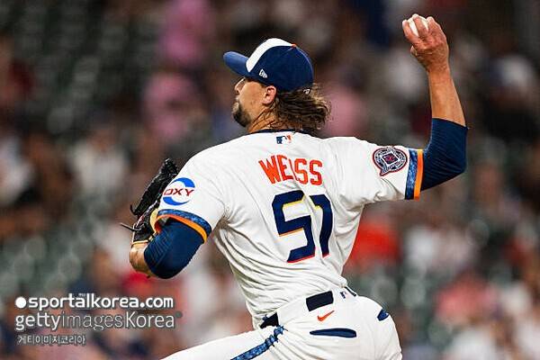 진짜로 한국 돌아와야 하나, '前 한화 우완' 부진 심상치 않다…5G 연속 홈런 맞은 '대전 예수' 와이스, 입지 더 좁아질 판