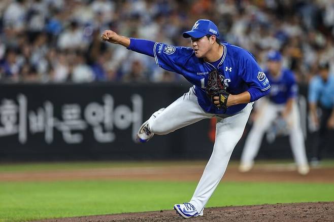 프로 미지명→육성선수 입단→상무 합격 쾌거…삼성 유망주 입대