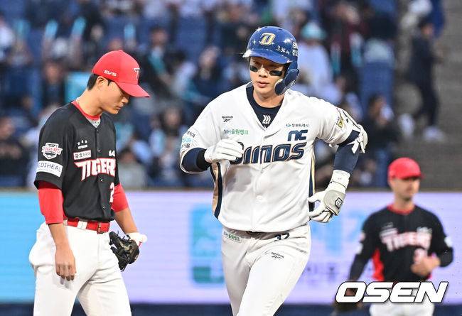 '미쳤다!' 김호령이 다 한 역전극, 추격포+쐐기포 4타점 폭발...10회 5득점 대역전극, NC 9-4 제압[창원 리뷰]