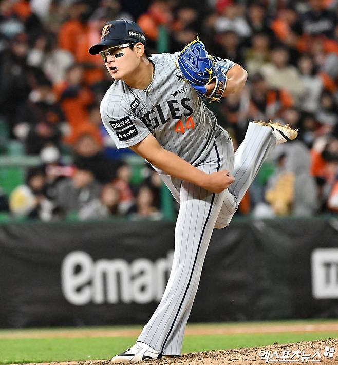 '한화 15억 외인 이상 무' 화이트, 부상 후 첫 실전서 2이닝 무실점…